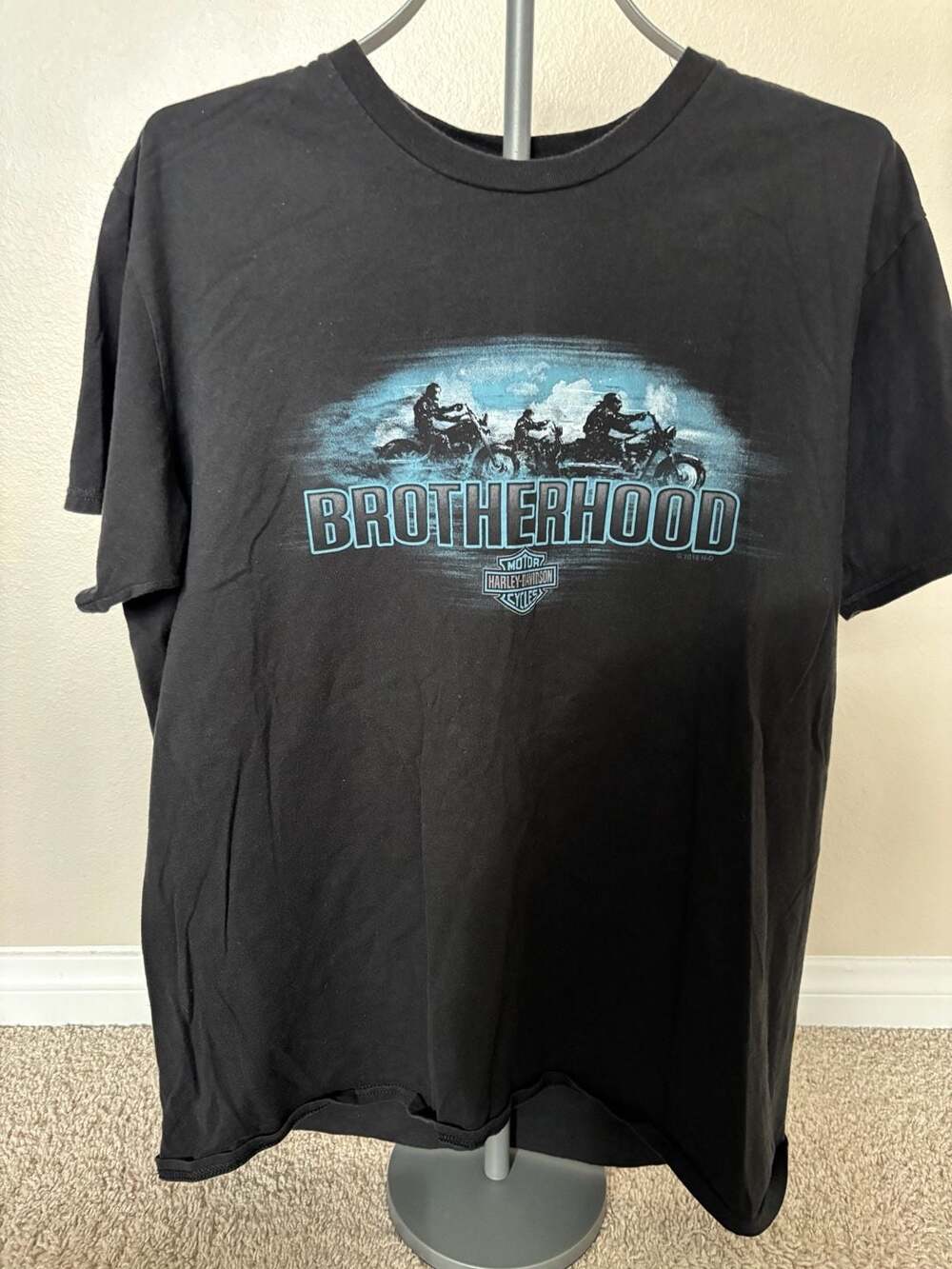 Harley-Davidson Loess Hills Brotherhood T-Shirt Size X-Large Black